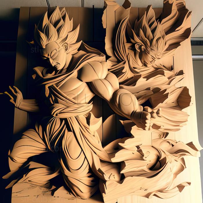 3D model Goku FROM NARUTO (STL)